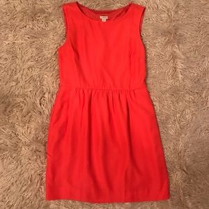 NWOT J. Crew Coral Shift Dress